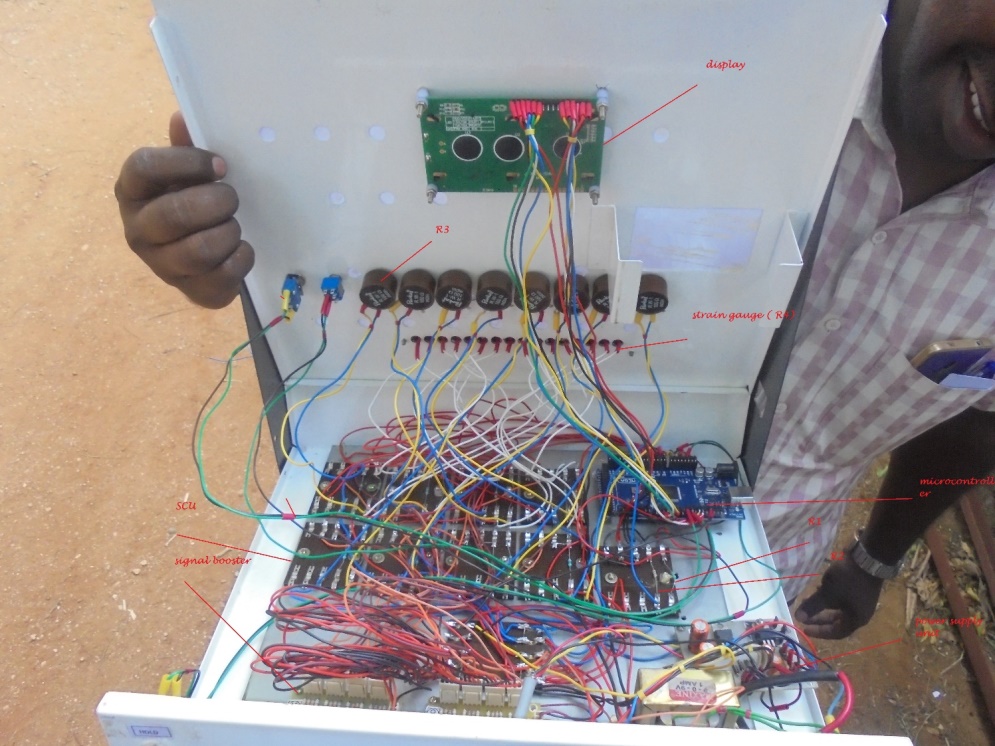 Data acquisition electronics used during agricultural plough testing